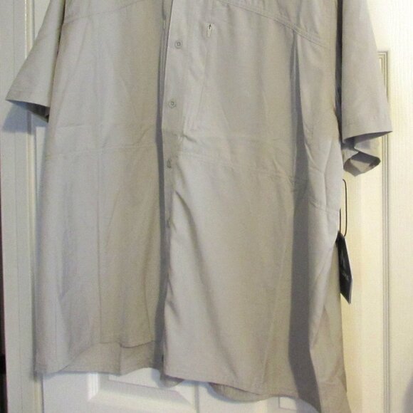 NWT PNUMA HECKLER & KOCH Tan Short Sleeve Shooting Shirt Size 3XL - Picture 2 of 5